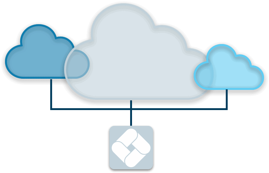 connect multiple cloud