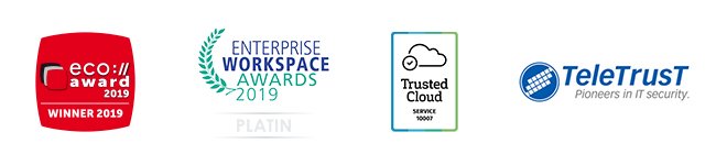 eco award, Enterprise Workspace Award, Trusted Cloud, Teletrust