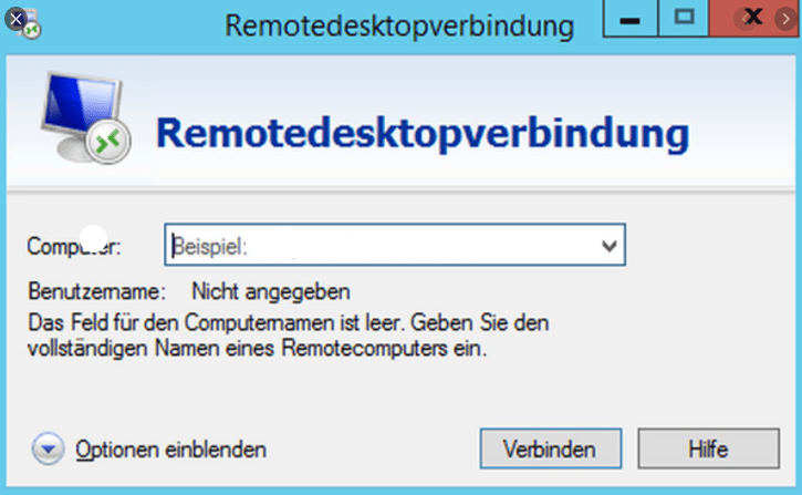 remotedesktopverbindung
